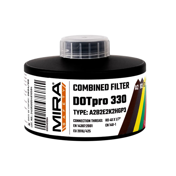 MIRA Safety DotPro 330 Industrial Gas Mask Filter