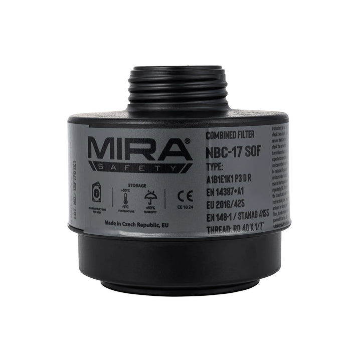 MIRA Safety Lightweight Gas Mask Filter NBC-17